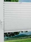 Plissee Wave Stripe 206vs Fensteransicht